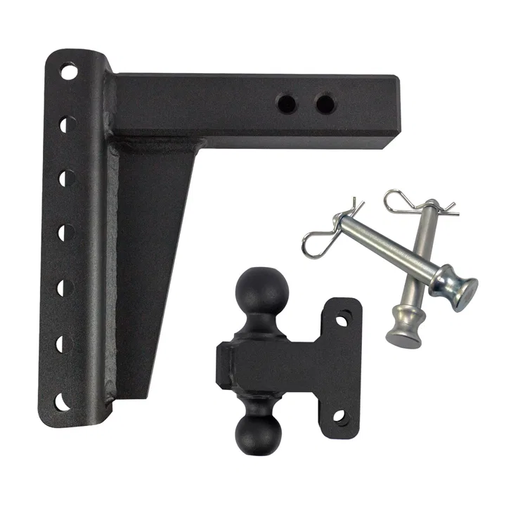 HD258 – BULLETPROOF Trailer Hitch Ball Mount, For 2-1/2 Inch Receiver Lockable (Lock Sold Separate) 22000 Pound Gross...